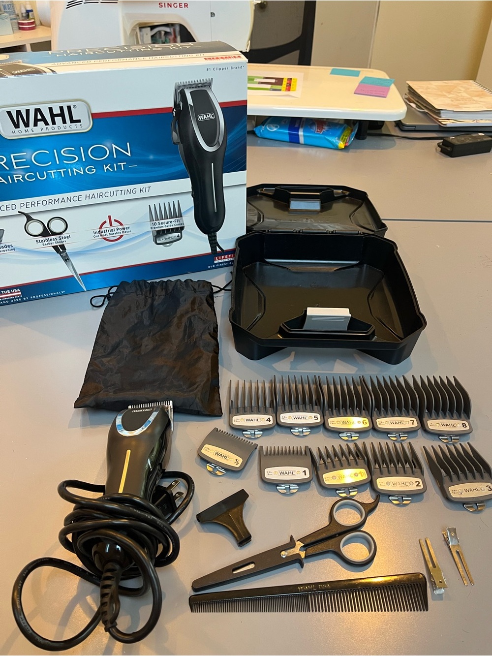 Wahl Precision Haircutting Kit - Black